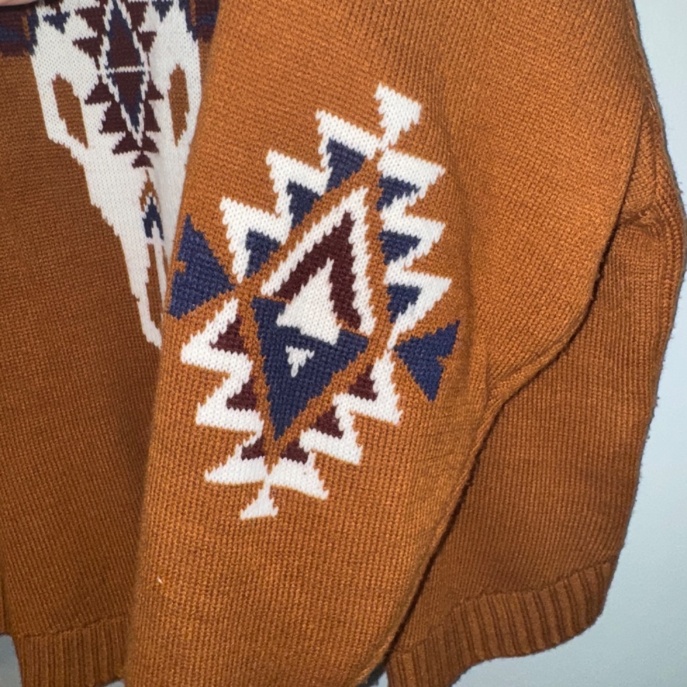 Wrangler Retro Knit Steerhead Pullover Western Sweater Size XXL - Picture 4 of 7